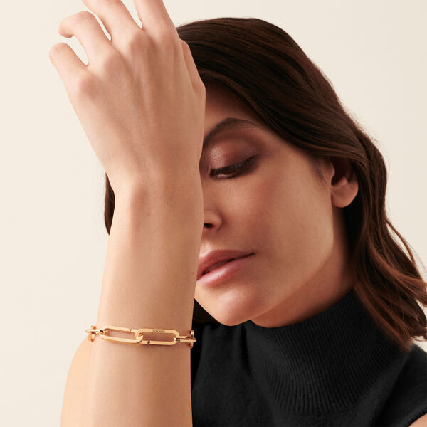 Maillon Large Yellow Gold Bracelet